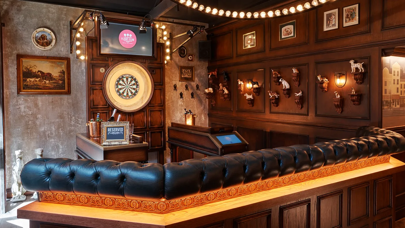 Flight Club Islington interior