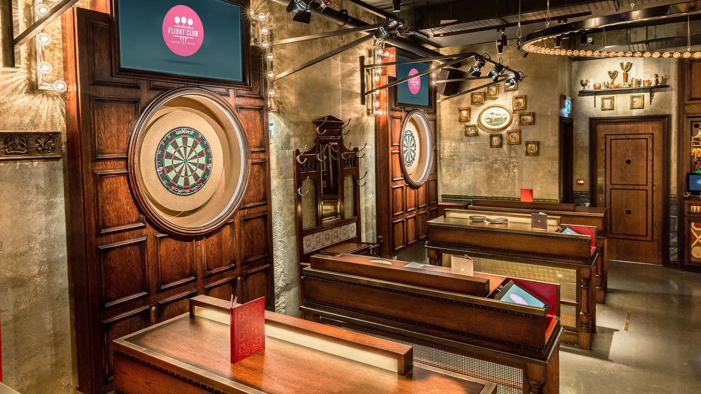 Flight Club Bloomsbury interior