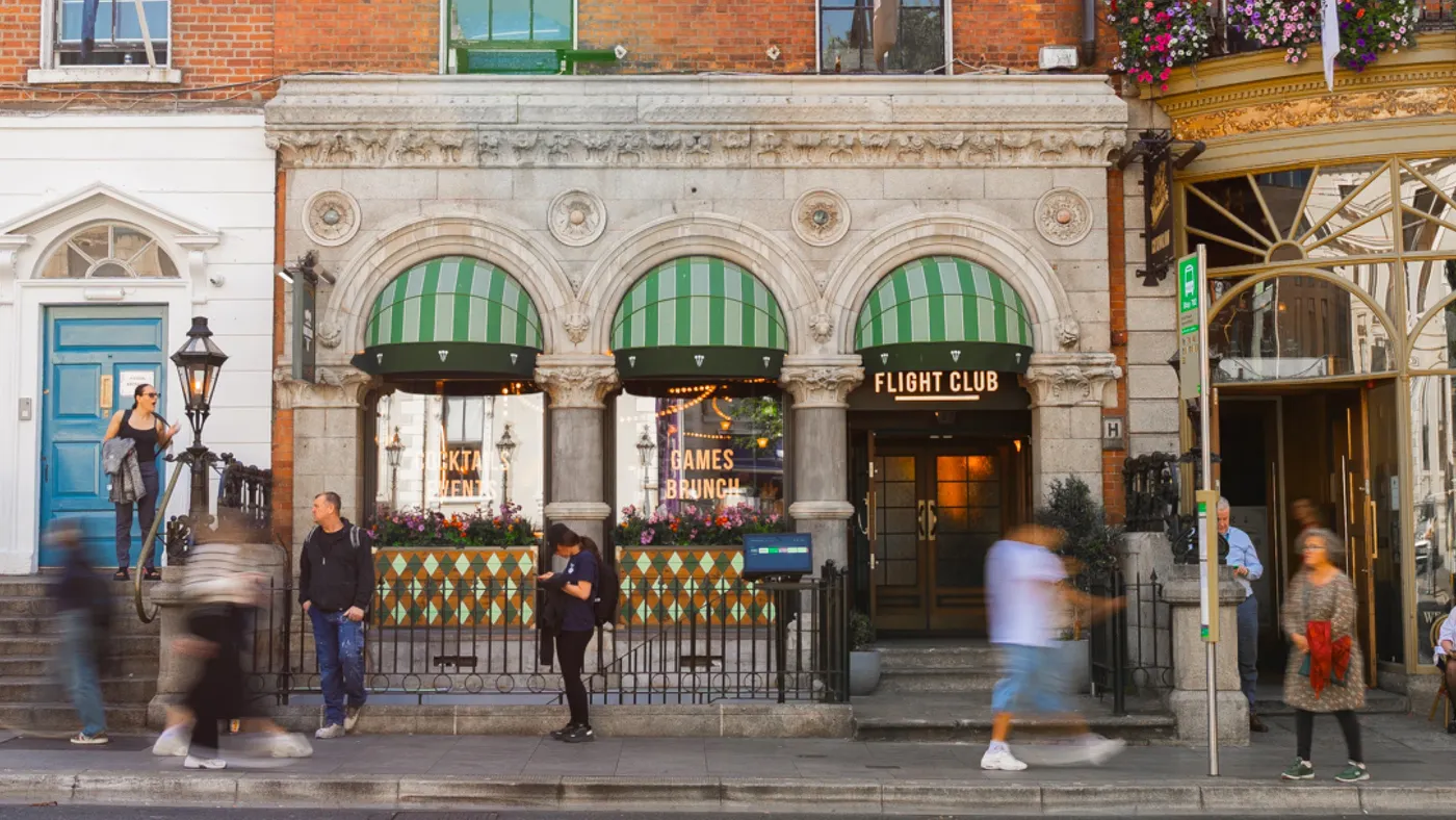 venue exterior at flight club dublin