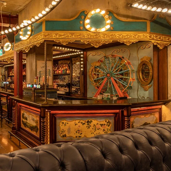 flight club leeds carousel bar