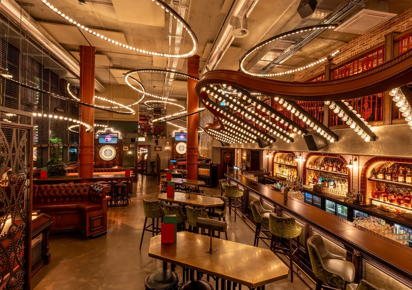 image showcasing the full Flight Club Liverpool Venue