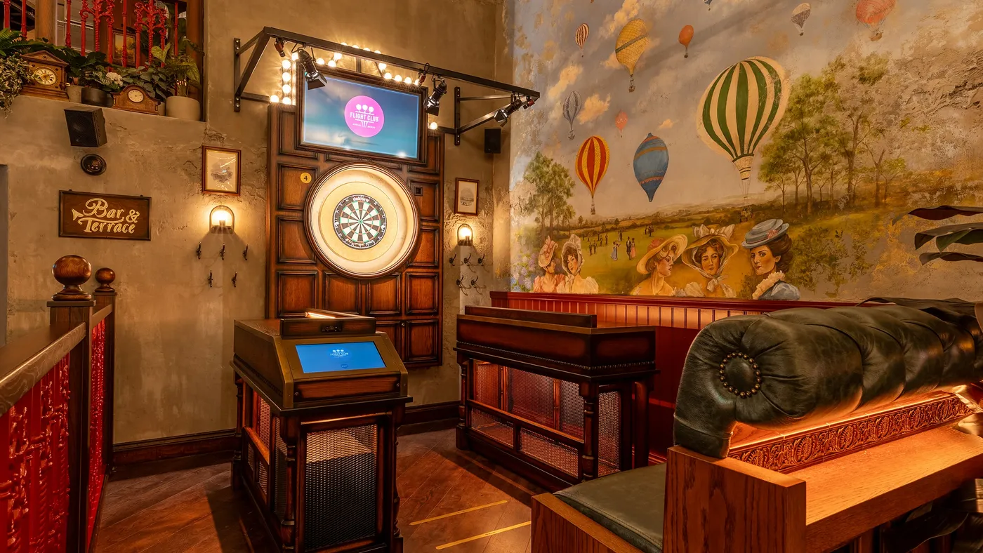 Flight Club Liverpool interior