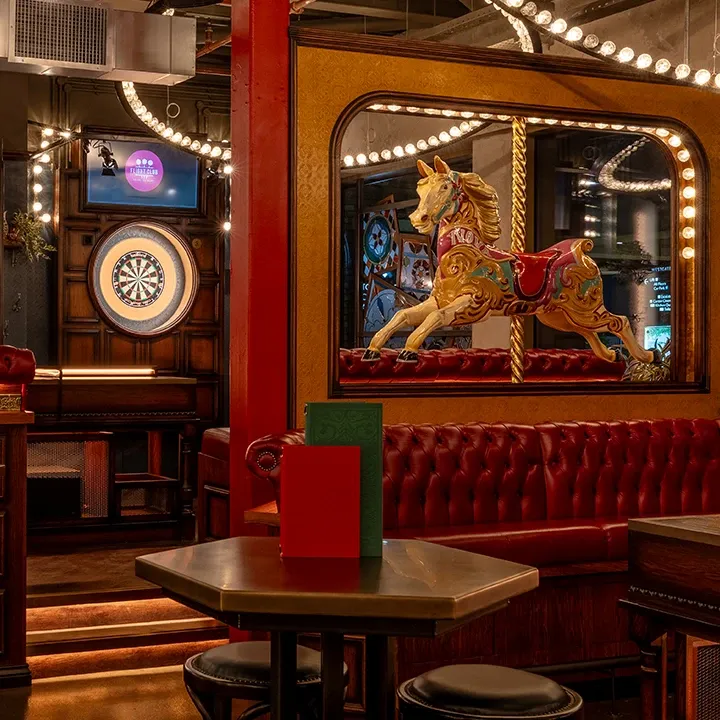 flight club oxford carousel horse