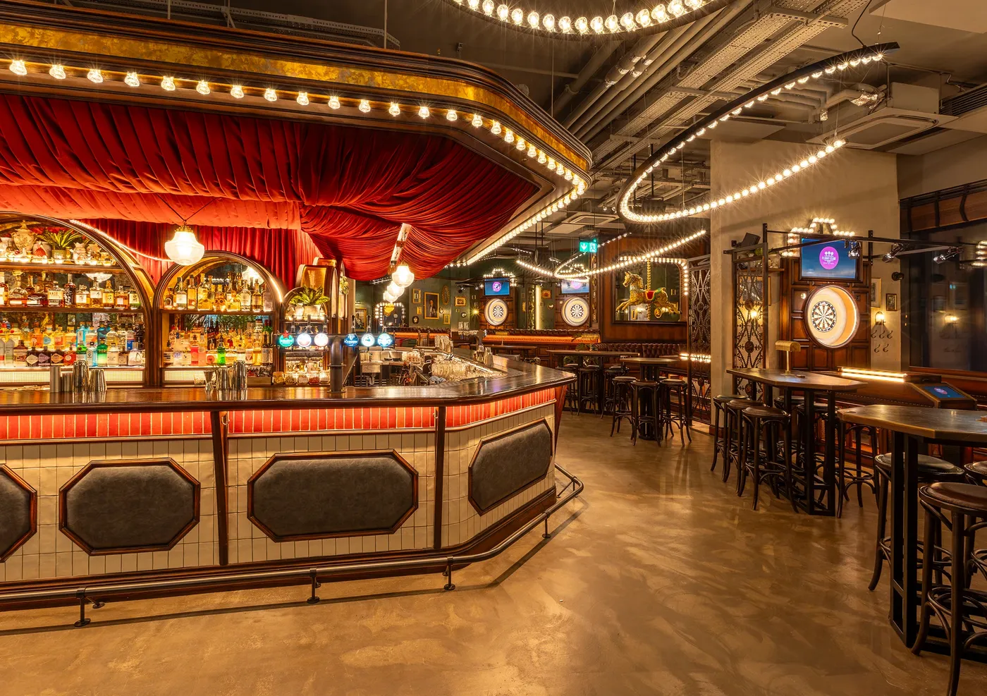 image showcasing the Flight Club Reading empty venue