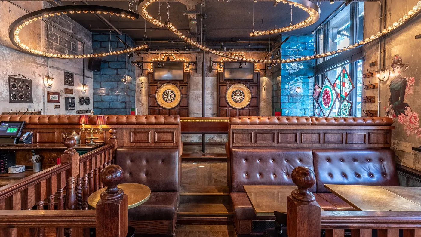 Flight Club Shoreditch interior